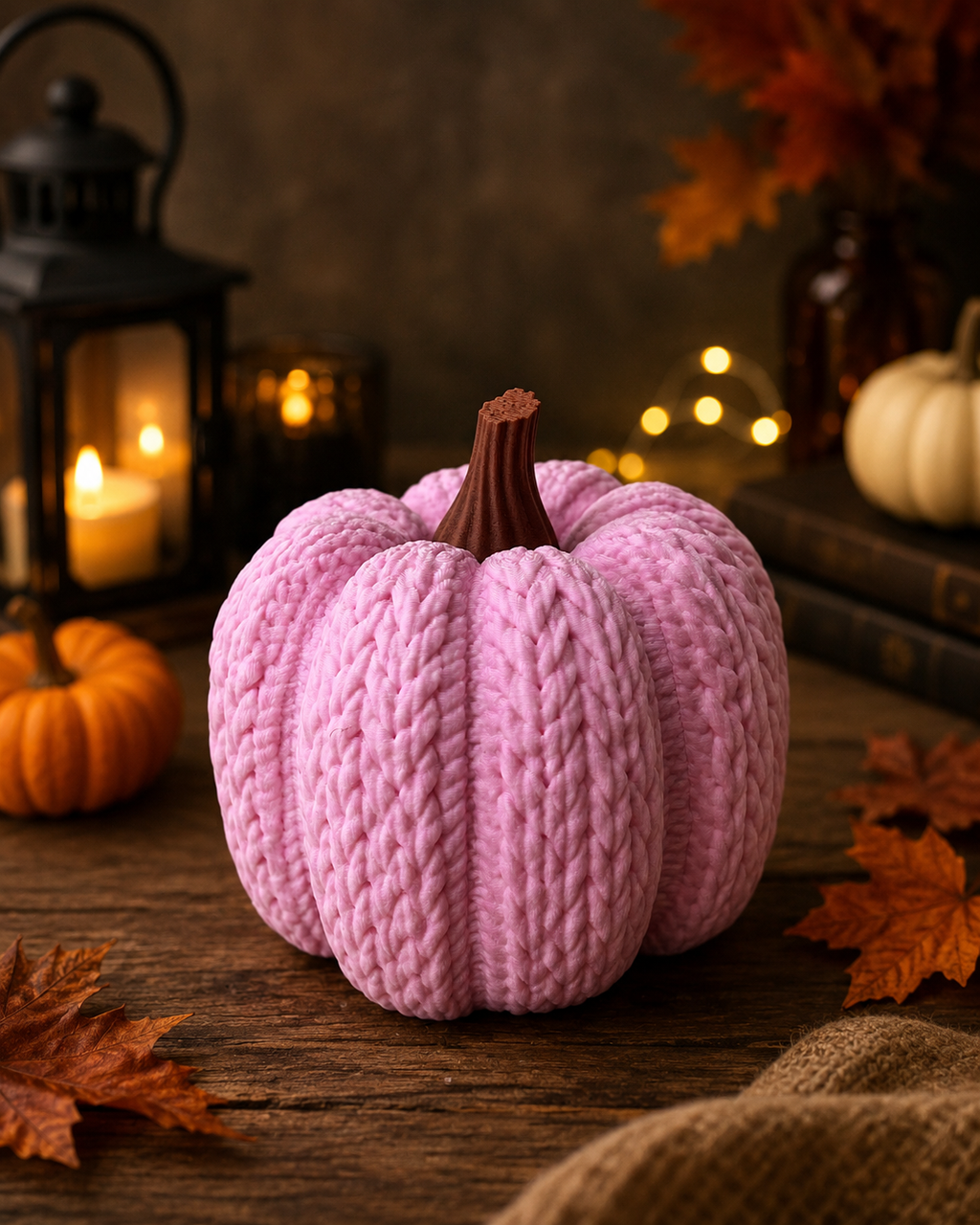 Knitted Style Pumpkin
