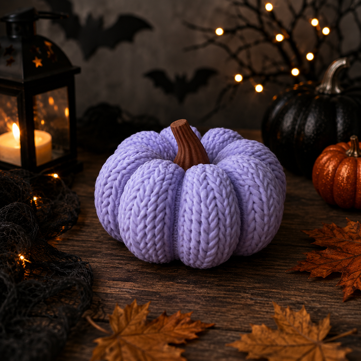 Knitted Style Pumpkin