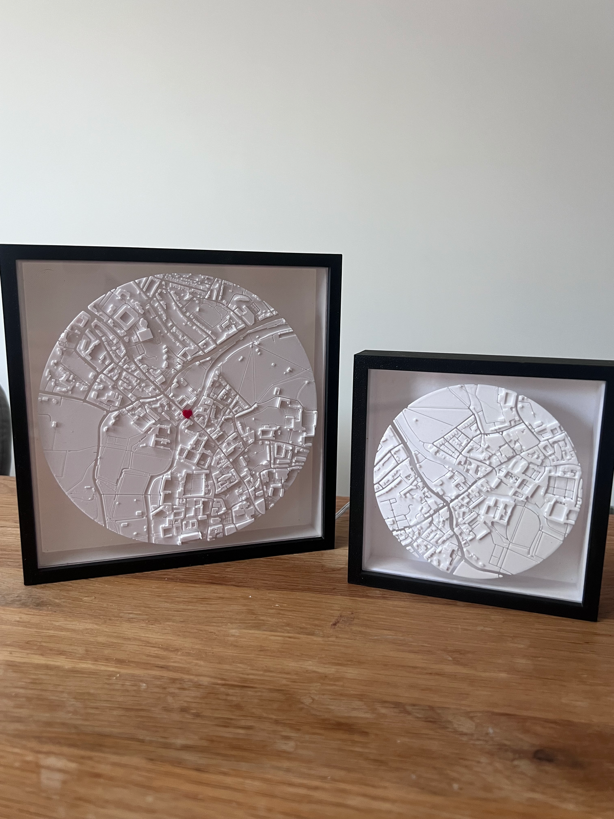 Custom 3D Map - Framed